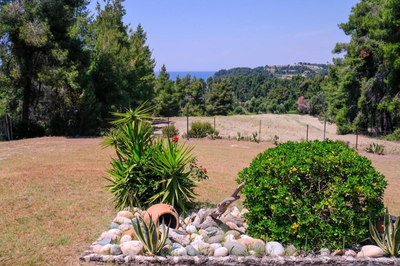 Residence On The Hill Near The Sea Siviri Exterior photo