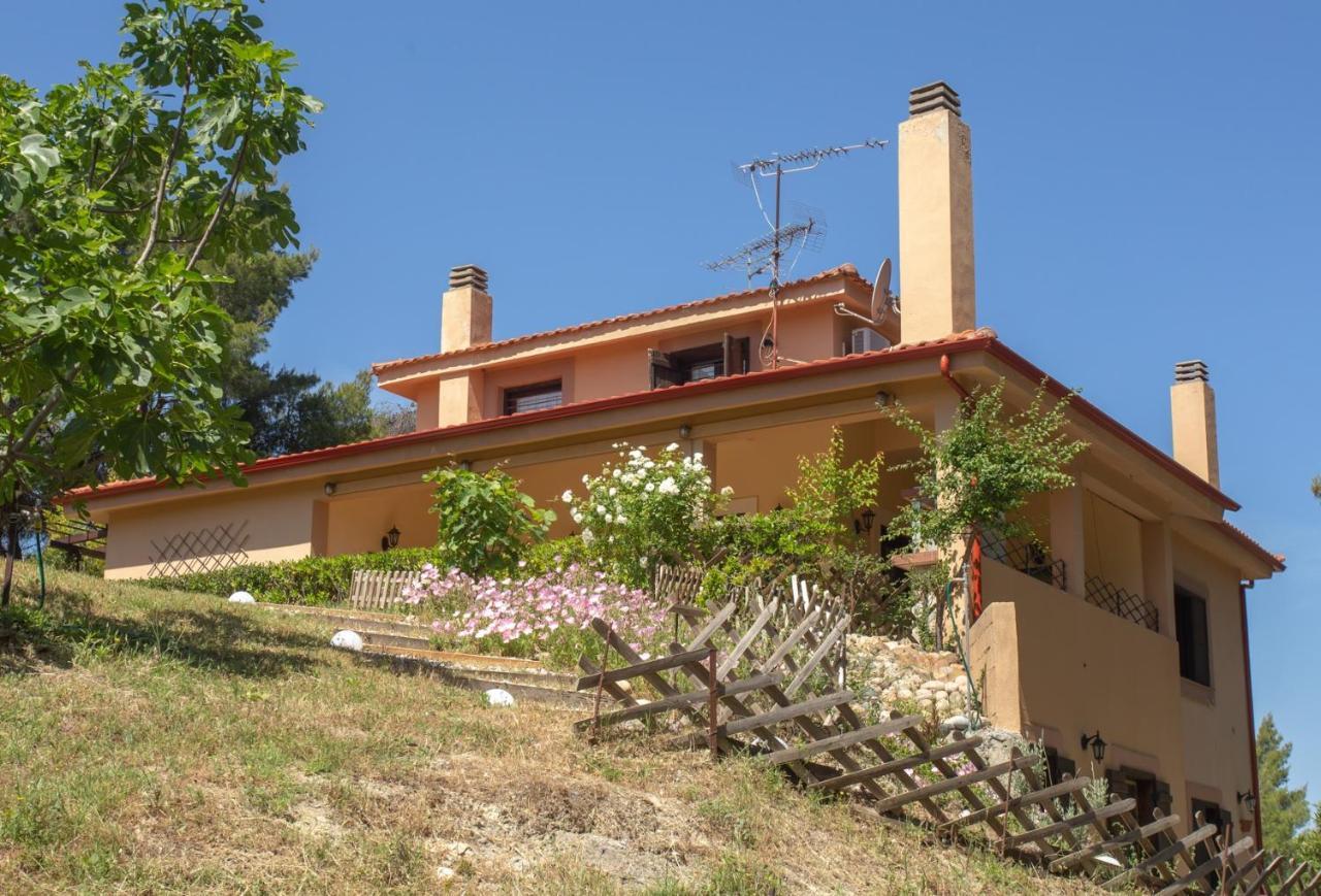 Residence On The Hill Near The Sea Siviri Exterior photo